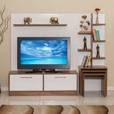 New York Tv Unitesi Sumela Beyaz Zigon Sehpali Ev Icin Mobilya Ev Dekoru
