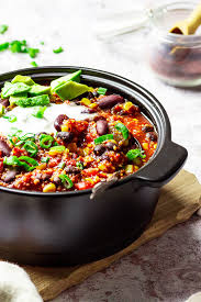 • combine vegetables, couscous, and kidney beans. Best Vegan Chili Wfpb Authentic And Quick Ve Eat Cook Bake