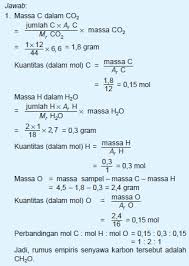 Blog Sekolah Pengertian Rumus Empiris Dan Rumus Molekul