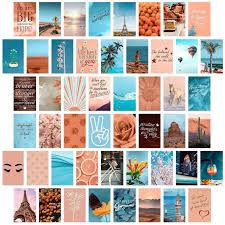 Download wallpaper download full resolution image. Buy Woonkit Peach Teal Wall Collage Kit Aesthetic Pictures Collage Kit For Wall Aesthetic Aesthetic Wall Collage Cute Room Decor For Teen Girls Trendy Teen Peach Teal Collage Kit 50pcs 4x6 Inch