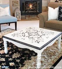 Coffee Table Interventions Better After Coffee Table Makeover Painted Furniture Coffee Table