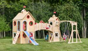 Play Is Beautiful And We Think You Ll Agree After Seeing Cedarworks Playhouse 174 Play Houses Tree House Playground Swing Set