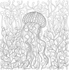 Find high quality medusa coloring page, all coloring page images can be downloaded for free for personal use only. Jellyfish Medusa In Style Hand Drawn Sea Animal In Water Among Royalty Free Cliparts Vectors And Stock Illustration Image 65697595