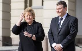 Finansminister siv jensen møtte pressen etter en presentasjon om prognoser for norsk økonomi 2020 hos oslo handelsstandsforening. Regjeringen Solberg Dagens Perspektiv