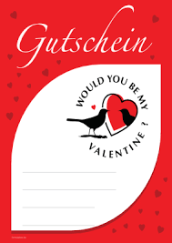 Creative tool herz kreative bastel tipps bei der. Gutschein My Valentine Rot Pdf Vorlage Zum Ausdrucken