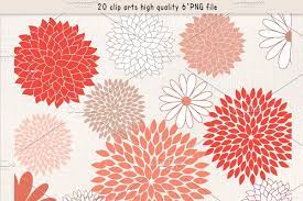 Mum Flower Coral Red Clipart Mums Flowers Flower Clipart Clip Art