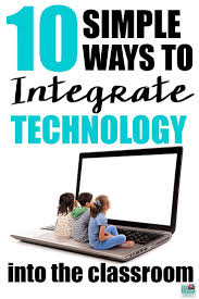 10 Simple Ways To Integrate Technology In The Classroom Teacher Technology Instructional Technology Teaching Technology