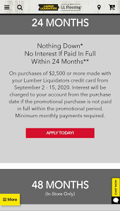 We send cardholders various types of legal notices, including notices of increases or decreases in credit lines, privacy notices, account updates and statements. Lumber Liquidators Home Facebook