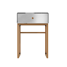 This bed side table has a gorgeous. Lola Mirrored Single Drawer Bedside Table With Rose Gold Legs Furniture123