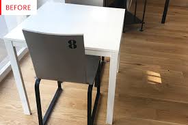 Before And After This Ikea Melltorp Table Is Now Unrecognizable Ikea Table Tops Ikea Table Ikea
