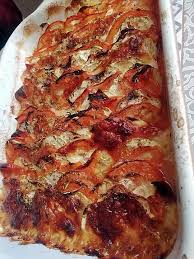 Tian De Tomates Courgettes Chorizo Mozzarella Recette Recette Tian Recette Tian Legumes Recette Avec Courgette