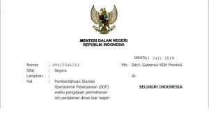 Permohonan lawatan keluar negara atas urusan persendirian mengikut surat pekeliling am bil 1/84 saya sahkan permohonan ini telah diperakukan oleh ketua jabatan. Mendagri Permohonan Izin Pejabat Daerah Ke Luar Negeri Harus Diajukan Paling Lambat H 10 Pasundannews