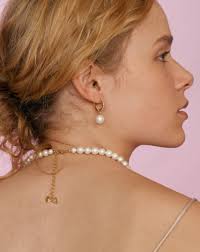 ☆送料 関税込☆Numbering☆RIBBON PEARL NECKLACE #9701☆