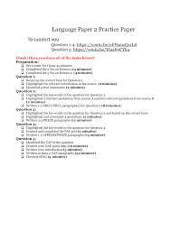 How to answer a paper 2 question. Https Arkboulton Org Sites Default Files Language 20paper 202 20revision 20guide Pdf