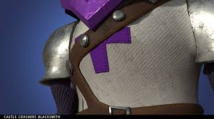 Mike shows off the legend of the blacksmith dlc to frankie and demonstrates what he can do! Tristan Fierens Castle Crashers Blacksmith