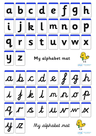 A Z Alphabet Mat Letters Only Teaching Cursive Phonics Phonics For Kids