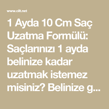 1 Ayda 10 Cm Sac Uzatma Formulu Saclarinizi 1 Ayda Belinize Kadar Uzatmak Istemez Misiniz Belinize Gelen Saclarinizi Yipranma Sac Uzatma Sac Hizli Sac Uzama