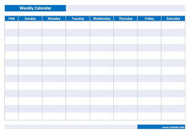Days lined for easy use as weekly. Weekly Calendar Weekly Schedule Calendar Best