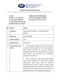 Nama guru judul bidang pengarang tahun penerbit sinopsis. Penulisan Sinopsis