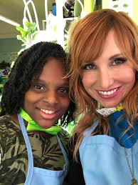 The kids from #GreenBronxMachine made me a bow tie and are showing me how  to be an urban farmer. @StephenRitz #projectexplorertv #CrashTestWorld