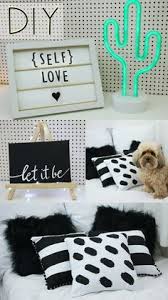 Diy Decoracao De Quarto Preto E Brando Quadro Letreiro Almofadas Estampadas Decoracao De Quarto Tumblr Decoracao De Quarto Decoracao Quarto Feminino Tumblr