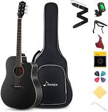 So, for this article, i'd like to share some of my odd this guitars is made by a company called cielo. Amazon Com Donner Black Acoustic Guitar Kit For Beginner Adult Teen Full Size Cutaway Acustica Guitarra Starter Bundle Set With Gig Bag Strap Tuner Capo Pickguard String 4 Picks Right Hand 41 Dad 160cd