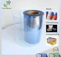 Nhà sản xuất Trung Quốc vật liệu đóng gói nhựa phim co PVC phim tấm PVC cứng cuộn cho định hình nhiệt gấp in ấn đóng gói