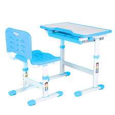 Enhance children's bedrooms and playhouses by incorporating kids furniture. Zoternen Children Table And Chair Set Height Adjustable Studying Desk Chair Table Set Tiltable Table And Chair For Kids Art Table Set Work Station Great Gift Blue Buy Online In Turkey At Turkey Desertcart Com
