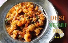 Serve the pasta with the chopped sardines and freshly ground pepper to taste. Desi Vegetable Pasta Recipe Vegetable Pasta Recipe Indian Pasta Recipe Indian Style Masala Pasta Yummy Tummy