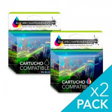 Hp 27 + 28 komplet, nove kompatibilne kartuše. Pack 2 Hp 27 28 Cartuchos Compatibles