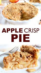 This Easy Apple Pie Recipe With A Crispy Oatmeal Crumble Topping Is A Show Stopping Thanksgiving Dessert Apple Pie Recipe Easy Easy Apple Pie Apple Crisp Pie