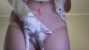 Transparent Knickers - Blonde in Lace Lingerie