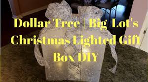 Maybe you would like to learn more about one of these? Dollar Tree Big Lot S Christmas Lighted Gift Box Diy Youtube