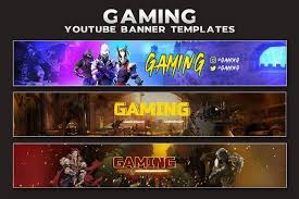 Maybe you would like to learn more about one of these? 3 Youtube Gaming Banner Template Psd Gaming Banner Youtube Banner Template Youtube Banners