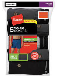 Recently viewed sell help sign up. Hanes Hanesbig Men S Comfort Flex Waistband Knit Boxer 5 Pack 2xl Walmart Com Walmart Com