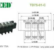 Power Distribution Terminal Block Connector 16.00mm ...