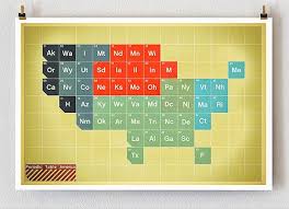 Periodic Tables Of Geography By Lekan Jeyifous Periodic Table Periodic Table Art Infographic Map