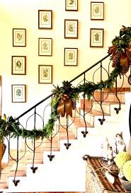 Christmas Entry Stairway Garland Cindy Hattersley Design