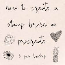 These free brushes for procreate are exactly what you need. How To Create A Stamp Brush On Procreate Plus 5 Free Brushes Shinaut Designs