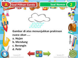 Keadaan cuaca 📥 download file Ppt Soal Tema 5 Kelas 3 Subtema 1 Keadaan Cuaca Bimbel Brilian