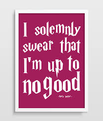 Maybe you would like to learn more about one of these? I Solemnly Swear That I M Up To No Good Typographic Print Harry Potter Typography Film Art Movie Poster Children S Room Boys Art Buy At The Price Of 9 60 In Aliexpress Com