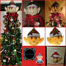1000+ images about christmas tree on pinterest | christmas. Elf Pixie Head Christmas Tree Topper Life Size Cracker Barrel 2015 New In Box Ebay