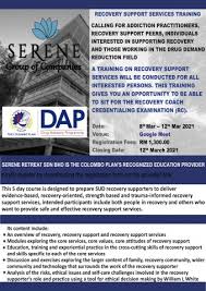 (lam chong trading sdn bhd). Recovery Support Services Training Workshop International Society Of Substance Use Professionals
