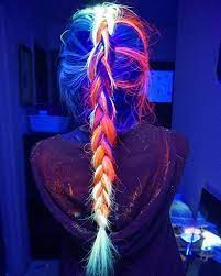 Regenbogenhaar Haar Frisuren Weisses Haar Dark Hair Dye Hair Styles Rainbow Hair