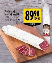 Check spelling or type a new query. Salam Uherak Lovecky Kostelecke Uzeniny V Akci Albert Od 2 9 2015