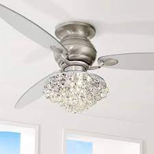 Brushed nickel ceiling fan offered at alibaba.com to buy these products within your price range. 60 Spyder Brushed Nickel Crystal Hugger Led Ceiling Fan 69g37 Lamps Plus