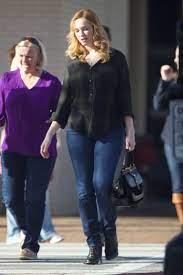 And it'll be twice as sweet to finally fill out those bodycon dresses and painted on jeans. Christina Hendricks In Jeans 03 Gotceleb