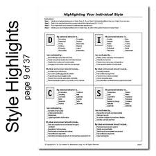 The Biblical Profile Disc Personality System Print