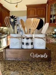 Black And White Buffalo Plaid Kitchen Decor Black And A White Gingham Buffalo Plaid Utensil And Canister Set Kitchen Decor Themes Kitchen Decor Kitchen Themes