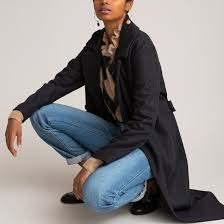 Le manteau, c'est un peu votre meilleur partenaire de l'hiver. Manteau En Drap De Laine A Ceinturer La Redoute Collections La Redoute